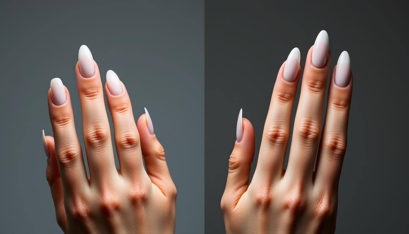 almond vs stiletto