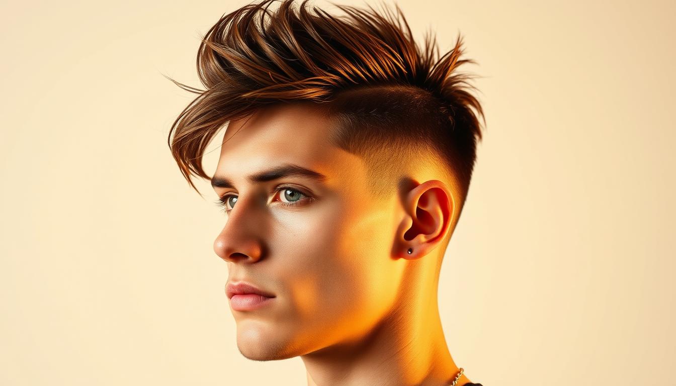 high fade mullet