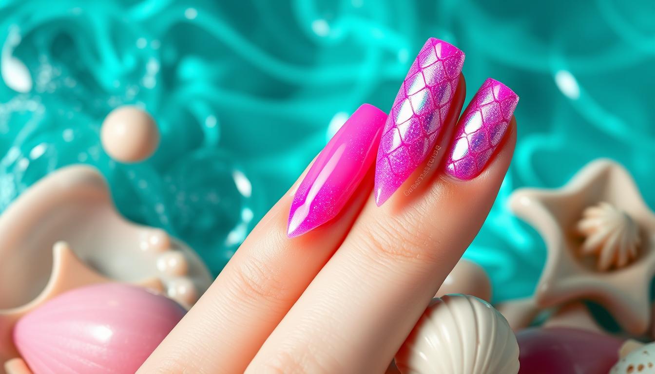 Achieve Gorgeous Pink Mermaid Nails in 5 Steps