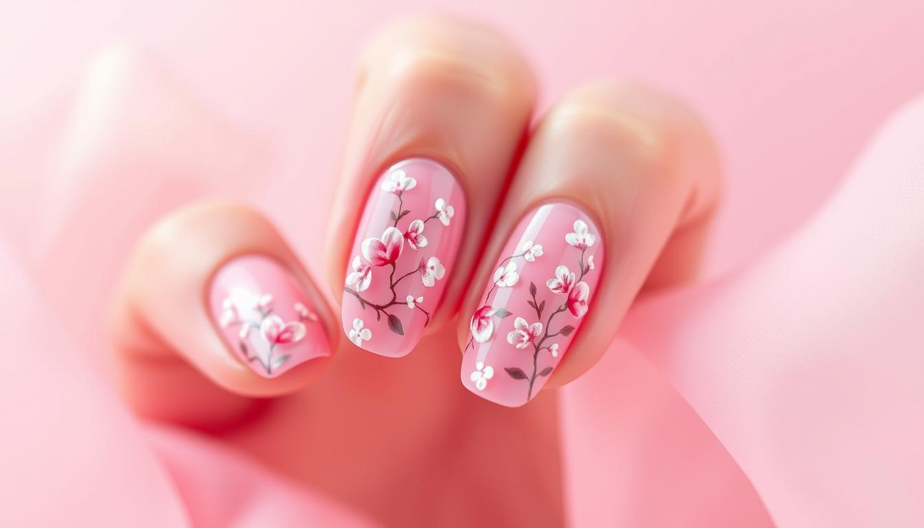 pink nails