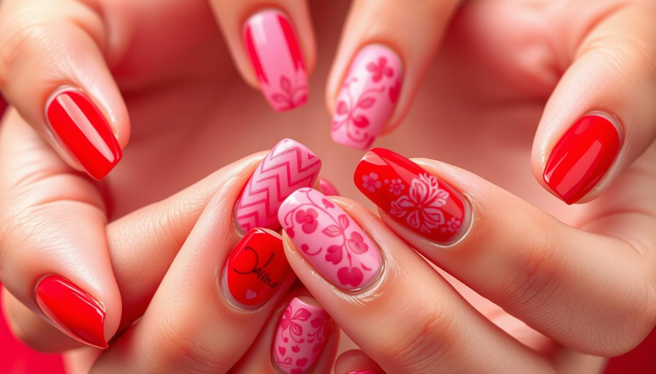 Your Guide to Stunning Red and Pink Nails