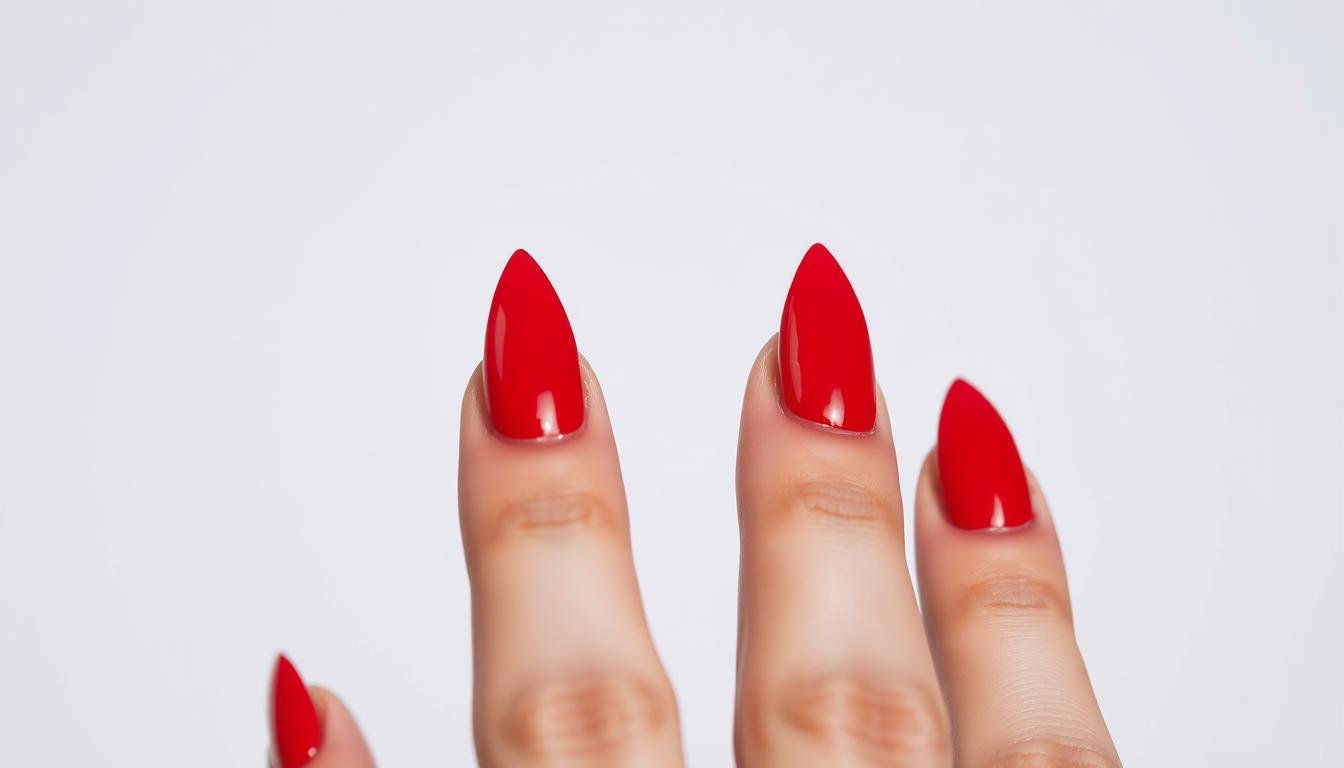 Nail the Trend: Sharp Short Stiletto Nails for You