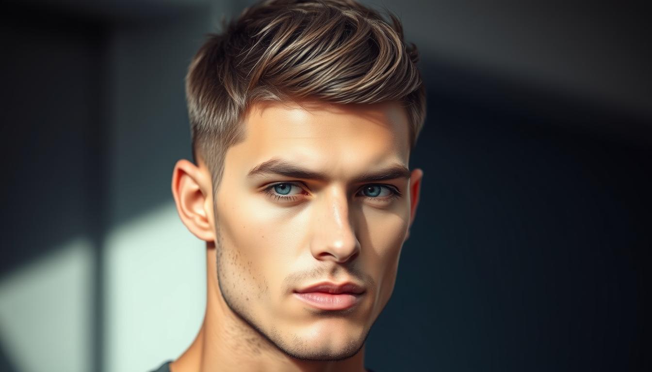 Achieve the Stylish Textured Crew Cut