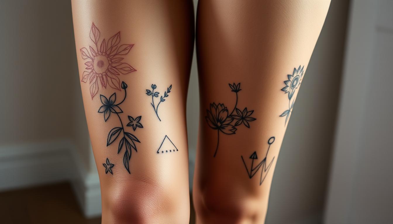 thigh tattoos for females