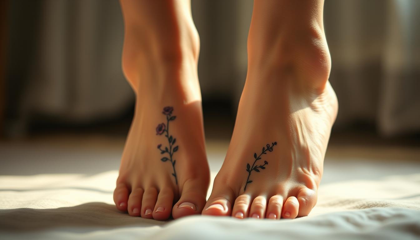 Girly Foot Tattoos for Women: Designs & Ideas