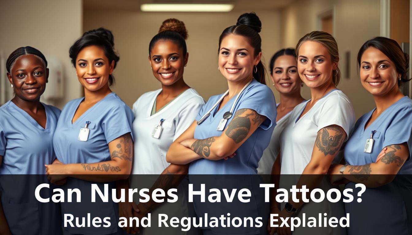 can nurses have tattoos