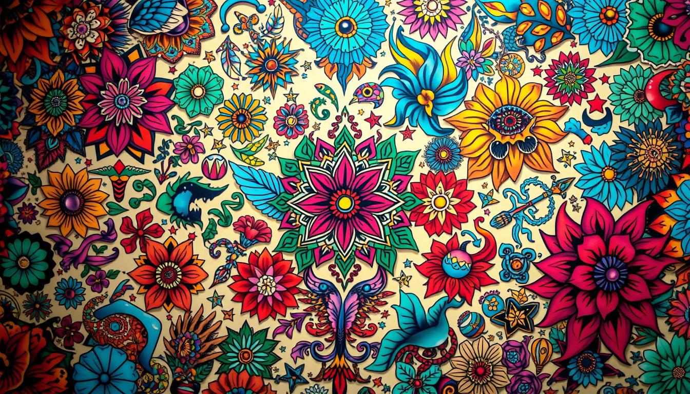 colorful tattoos