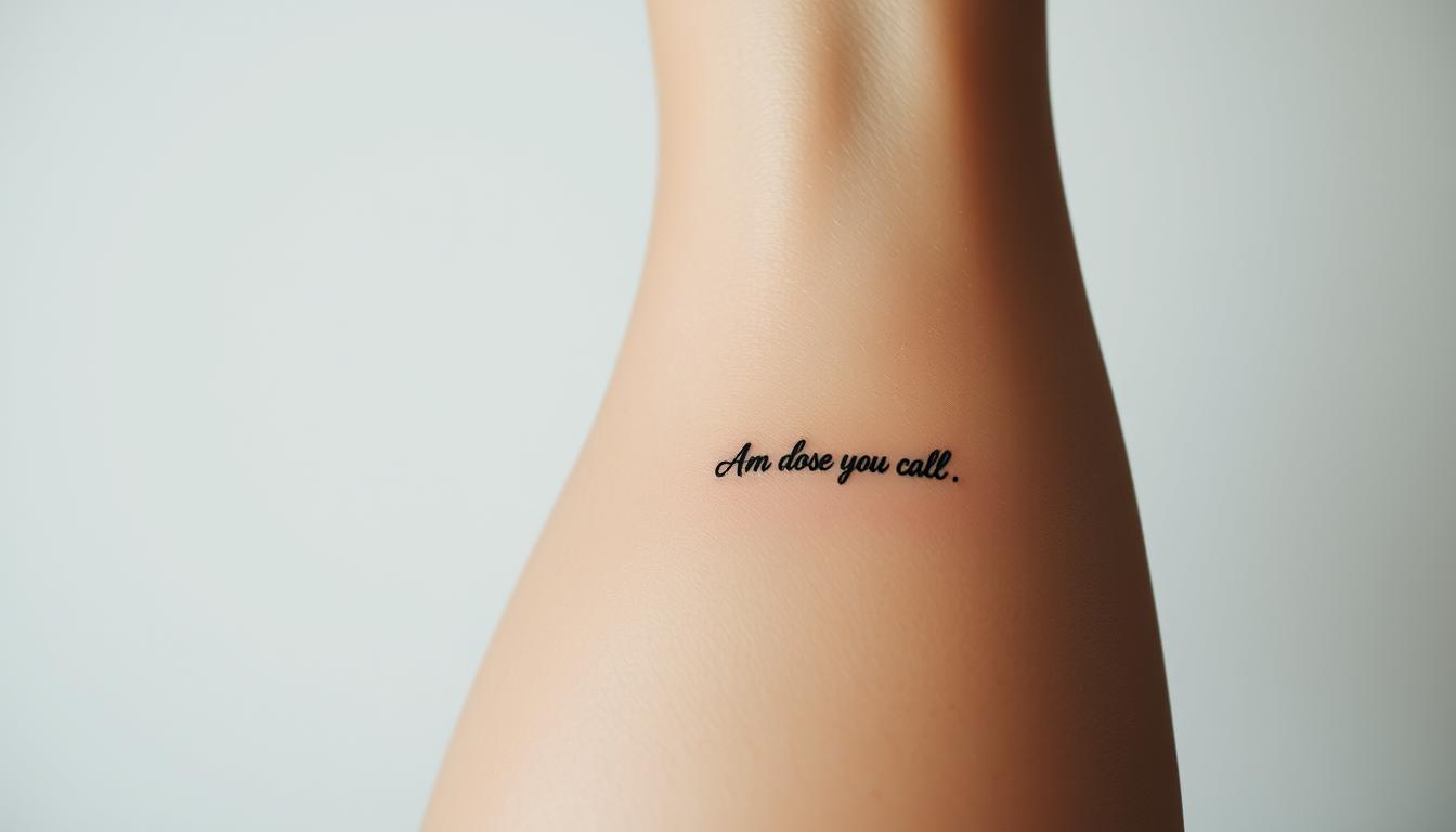 Your Guide to Deep Meaningful Small Quote Tattoos