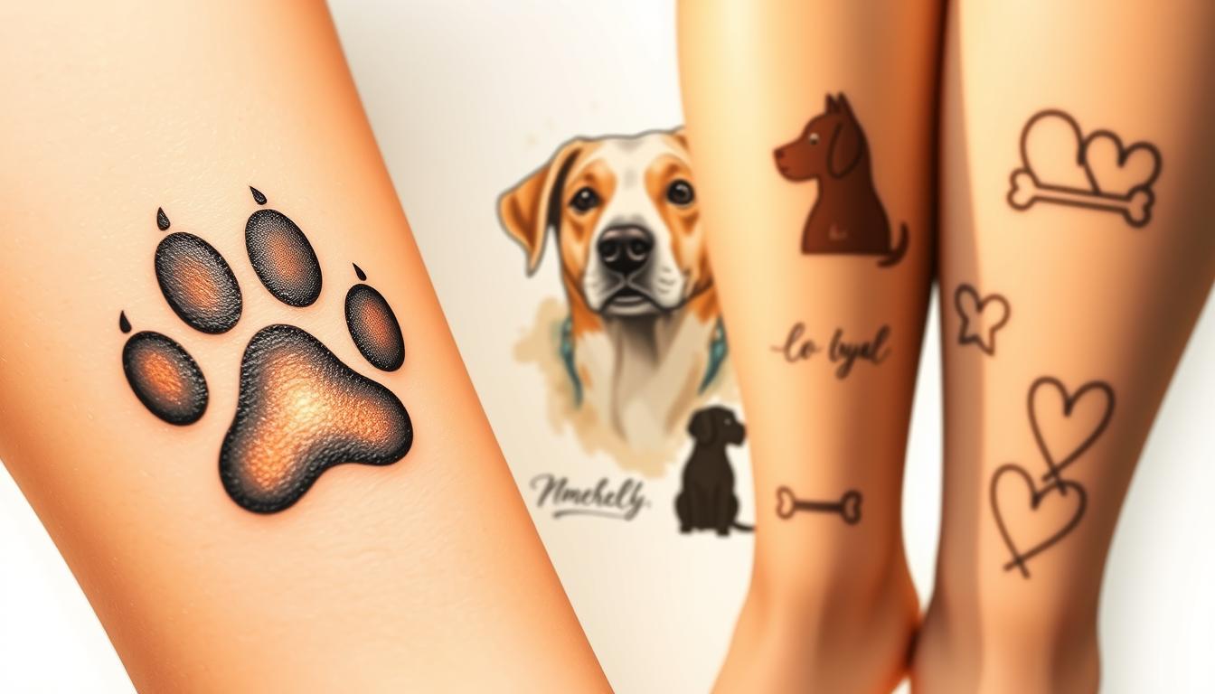 dog memorial tattoo
