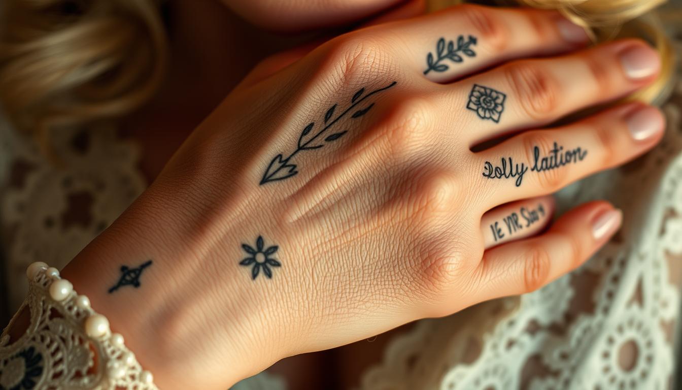 dolly parton tattoos