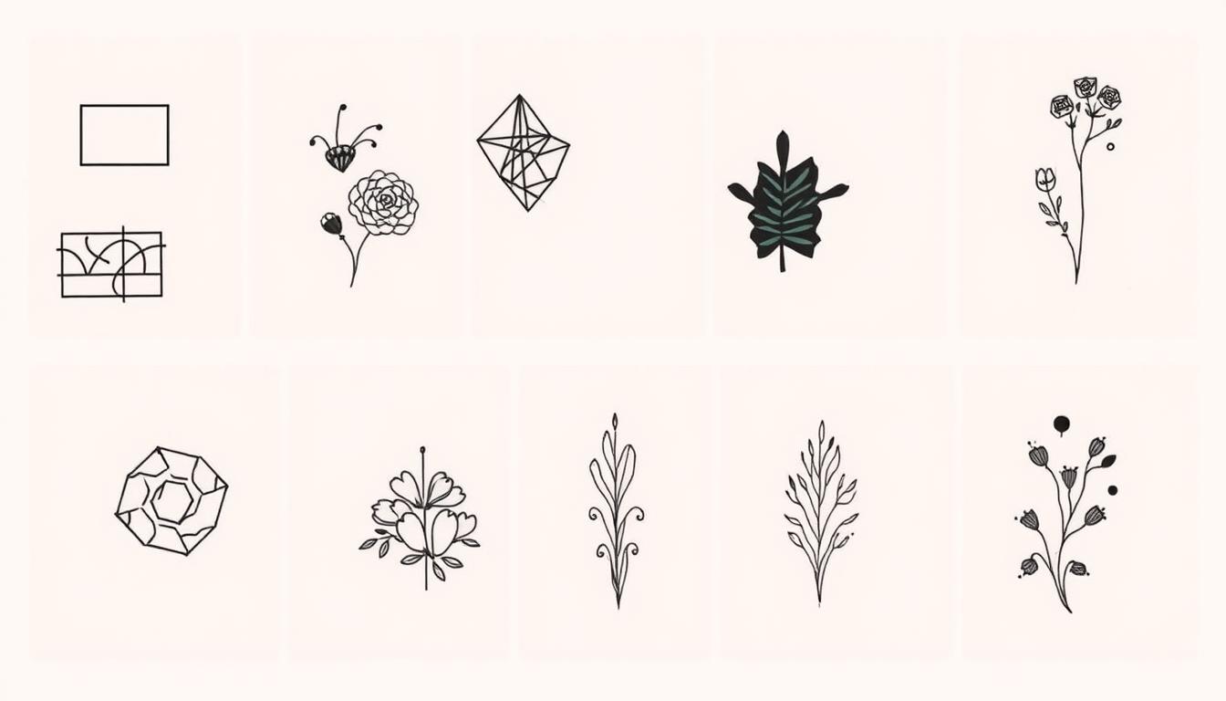 Simple Easy Cover Up Tattoo Designs for Beginners
