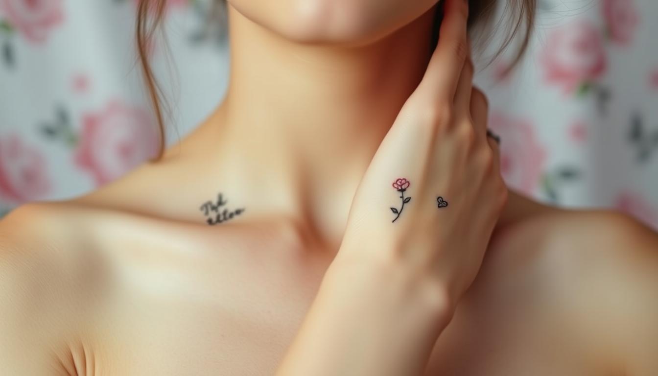 girl cute small tattoo