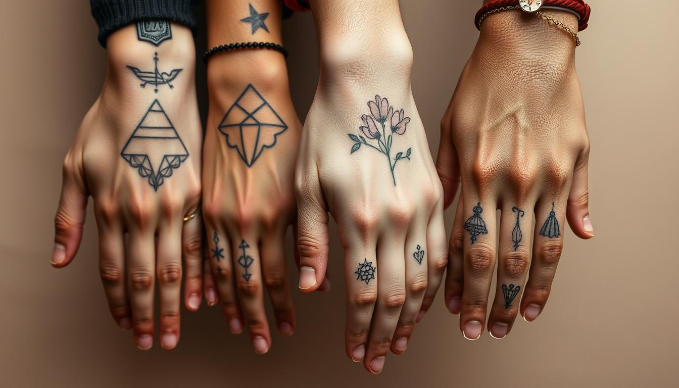 hand tattoos