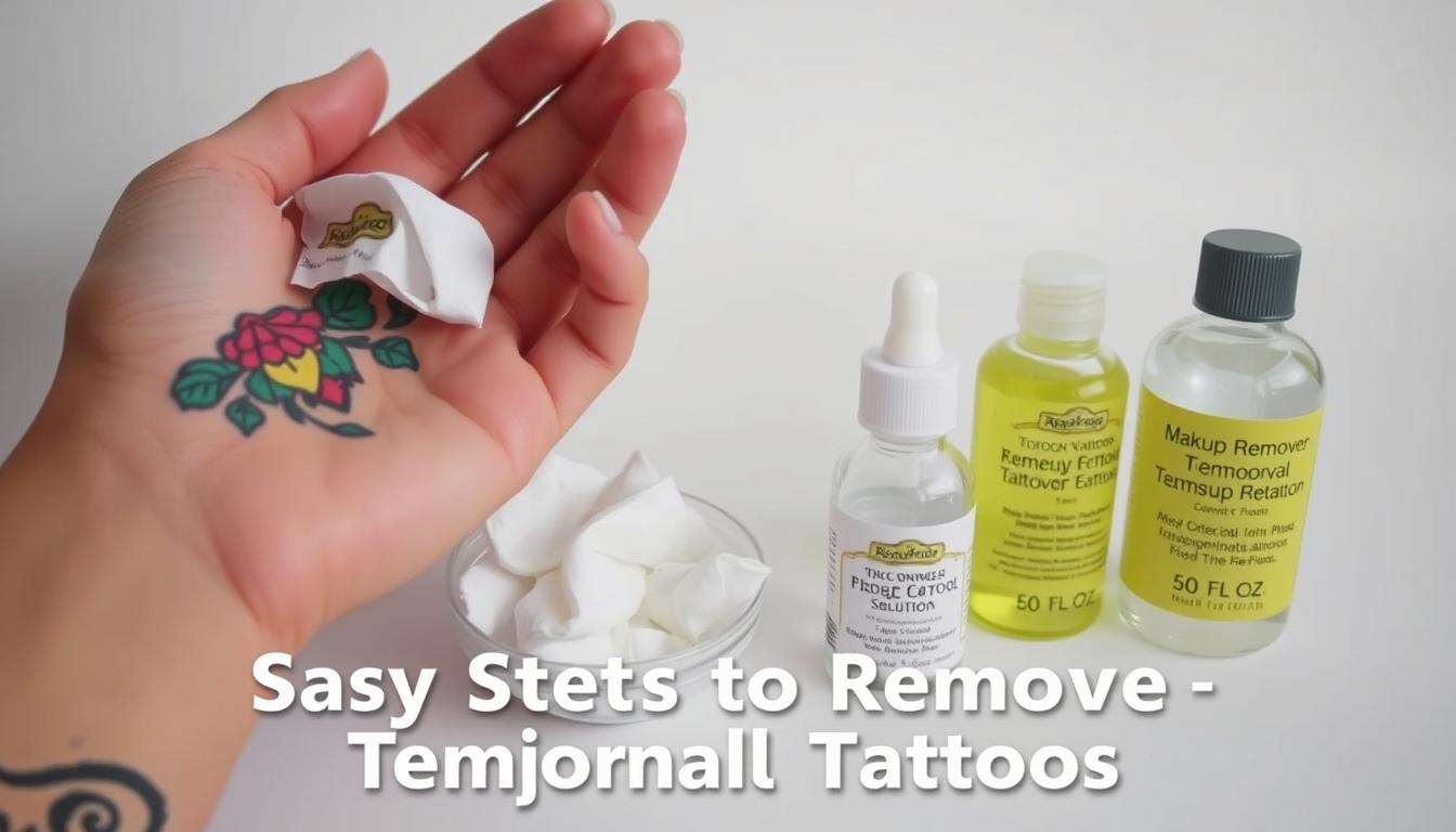 how to remove temporary tattoos