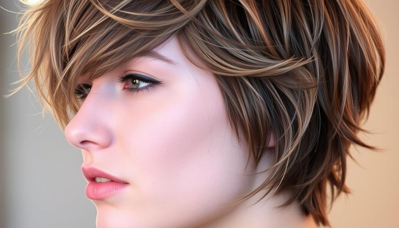 how to style a wolf cut