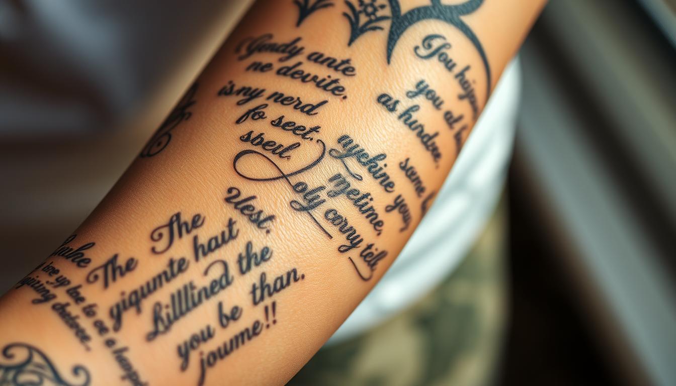Quote Tattoos: Ideas, Designs, and Inspirations