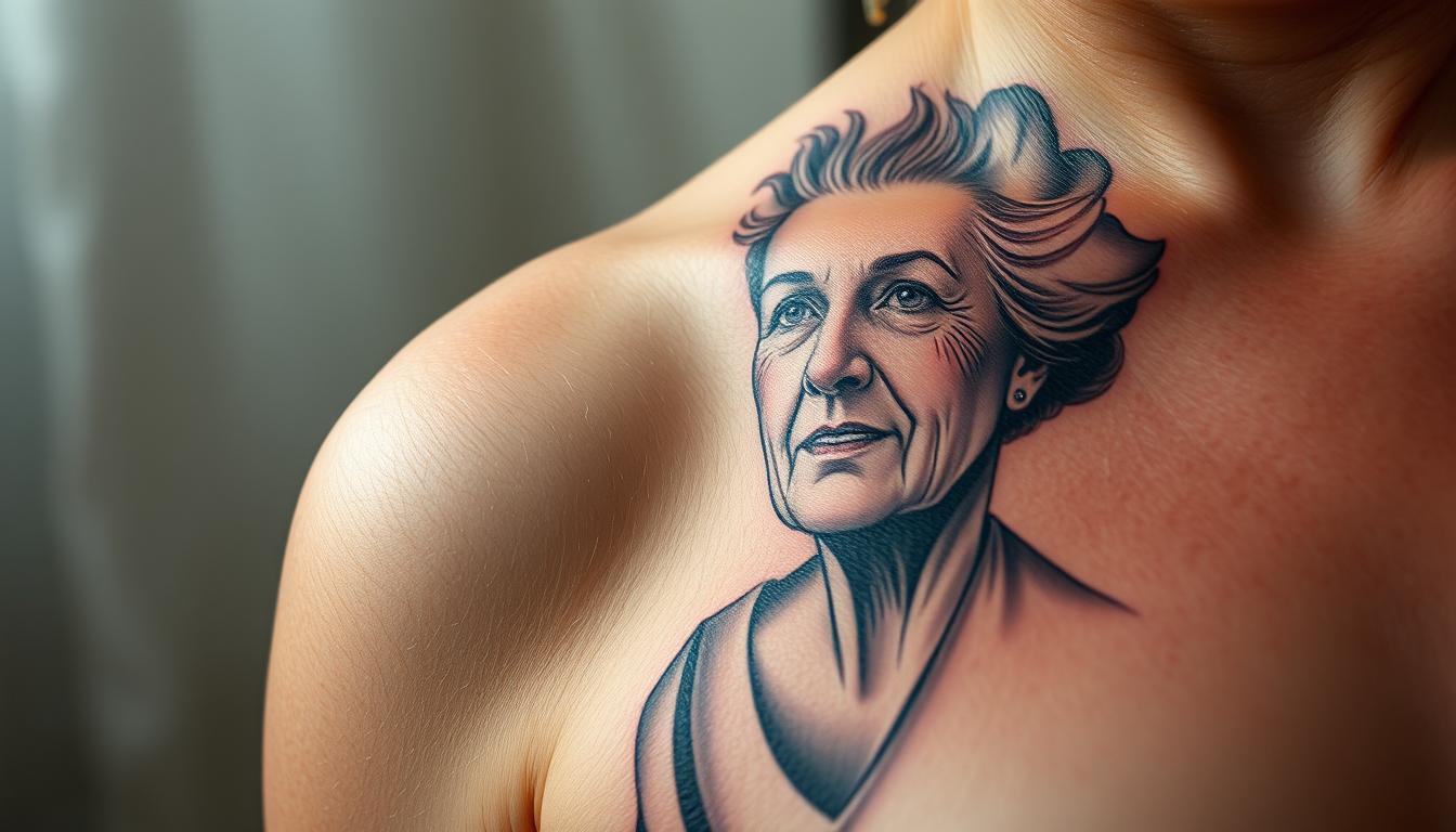 rip grandma tattoos for guys