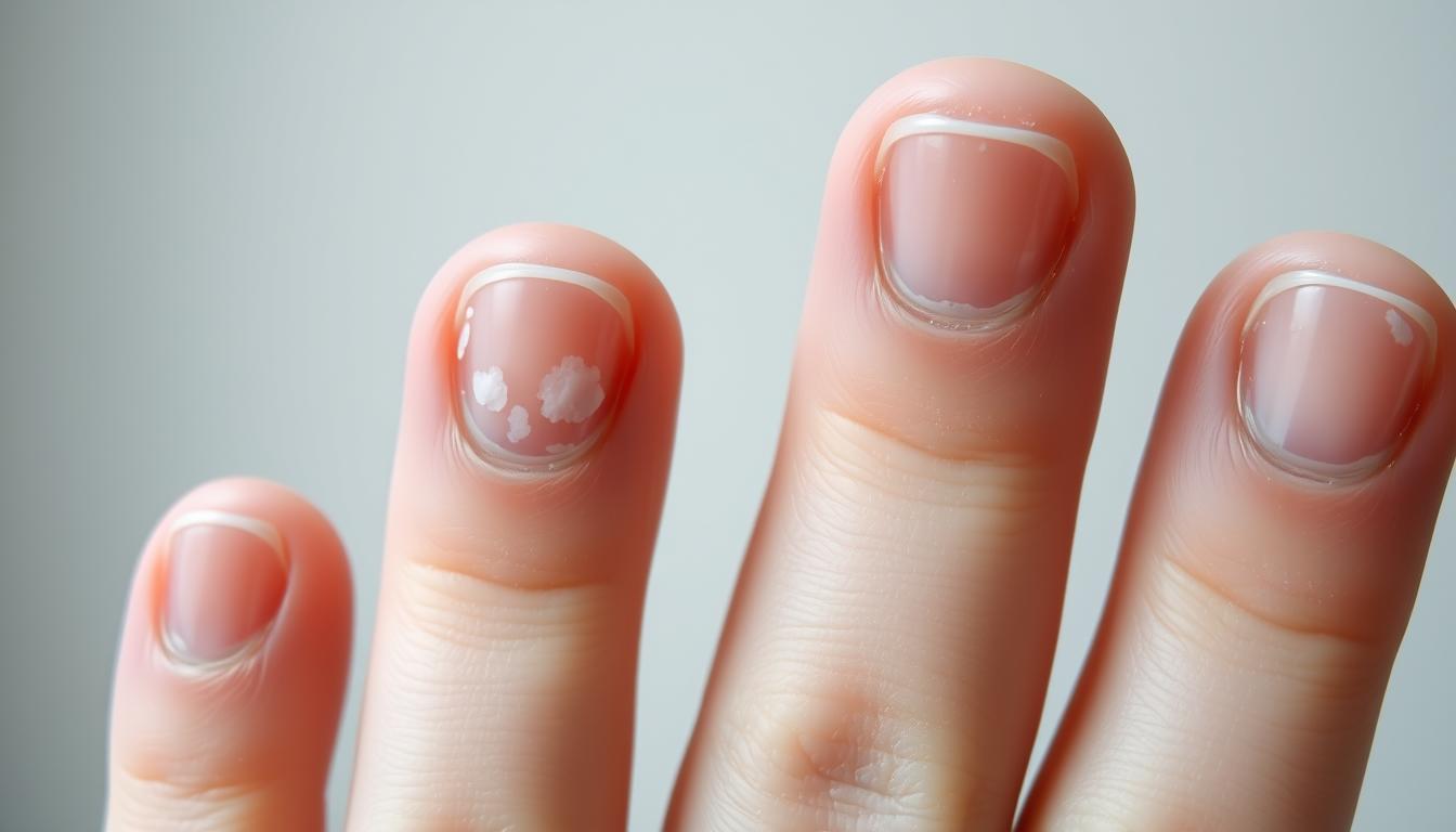 white spots on nails