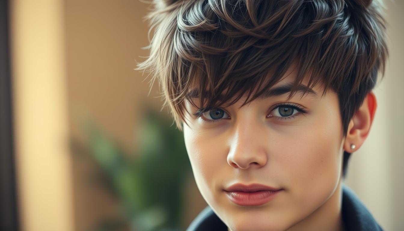 wolf cut girl