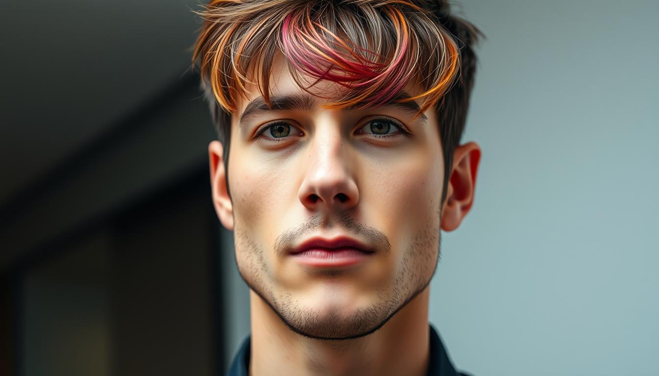 wolf cut hombre