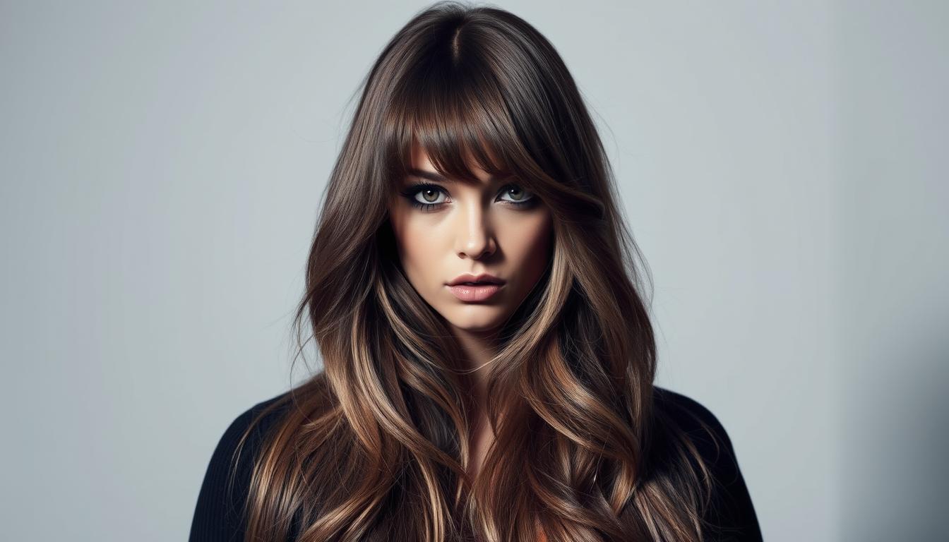 wolf cut long hair