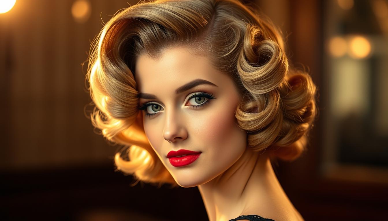 Learn How to Style 1940s Inspired Hair Easily