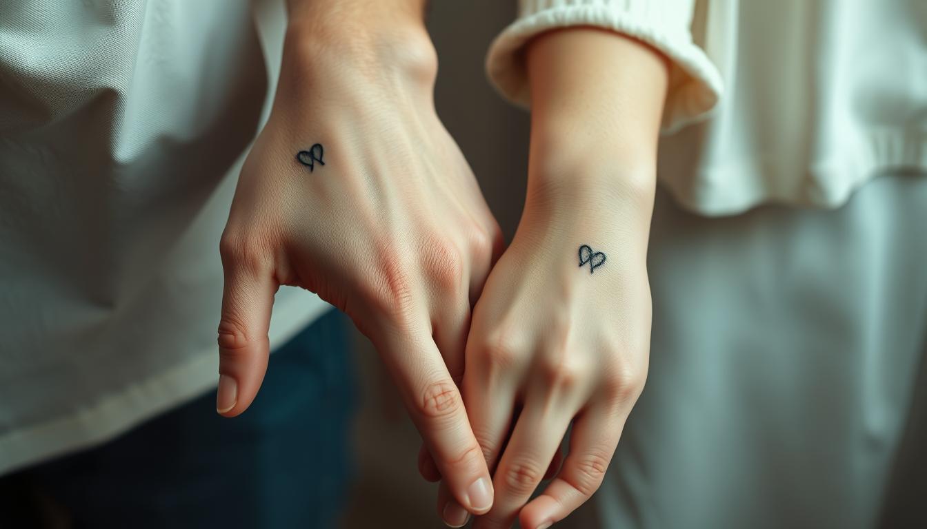 Tiny Couple Tattoos: Cute Designs for Married Partners