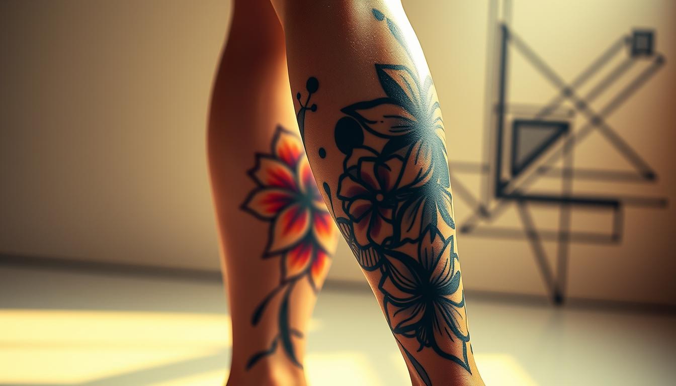 Stunning Leg Tattoos: Inspiration & Ideas